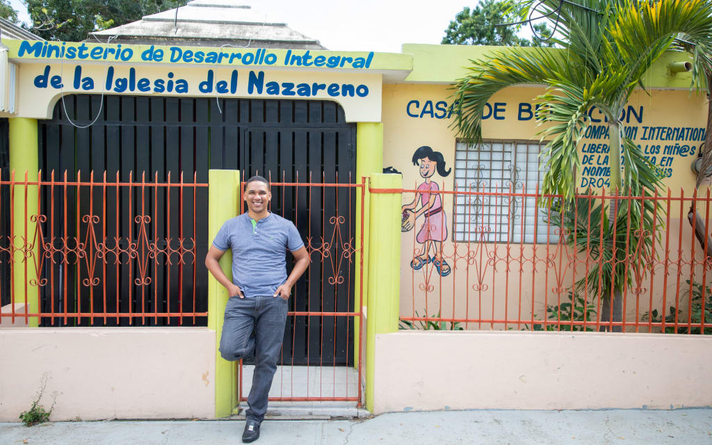 Jose outside his former Compassion centre