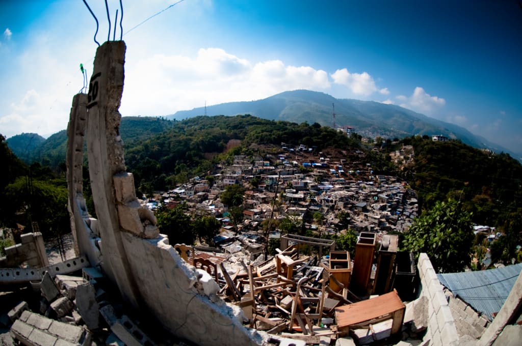 Image from a house overlooking the Vale Boudon district