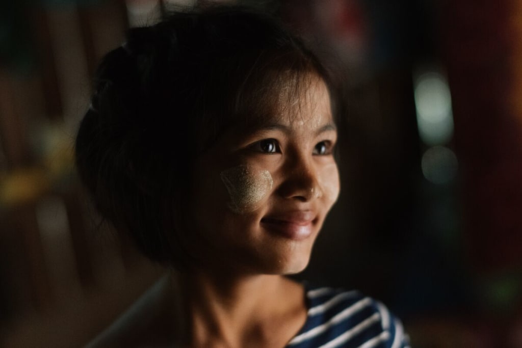 A photo of a young girl in Thailand.