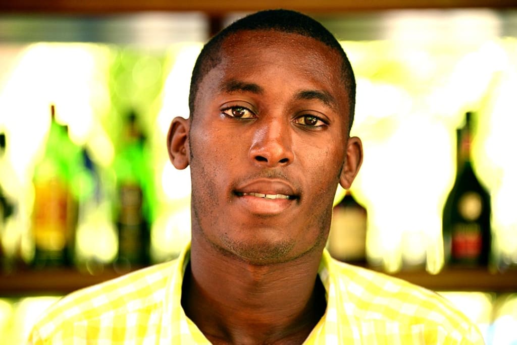 A profile photo of a young man in Haiti.