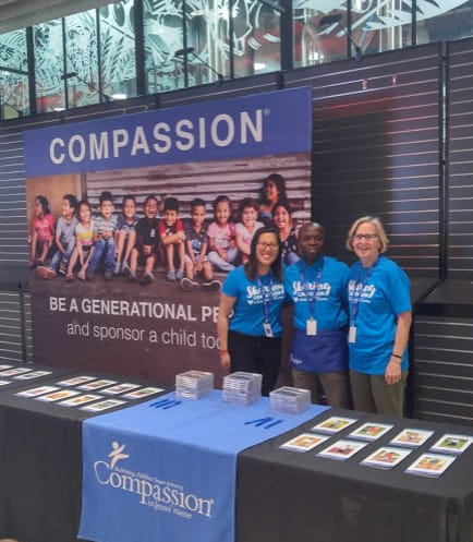 Compassion Volunteers at Hillsong Young and Free in Vancouver