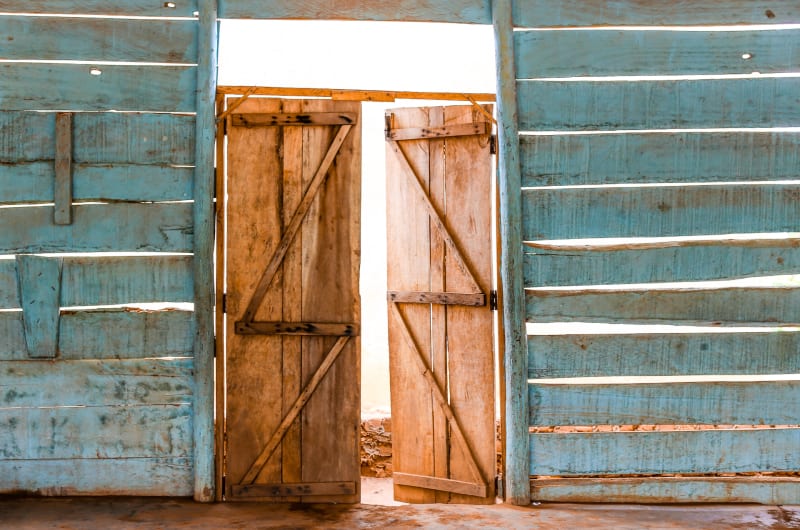 A church doorway